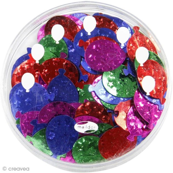 Confettis de table - Ballons x 5 g - Photo n°2