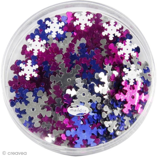Confettis de table - Flocons x 5 g - Photo n°2