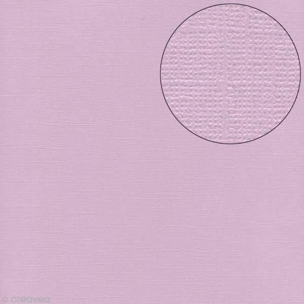 Papier scrapbooking Bazzill 30 x 30 cm - Pailleté - Bling infatuation (mauve) - Photo n°1