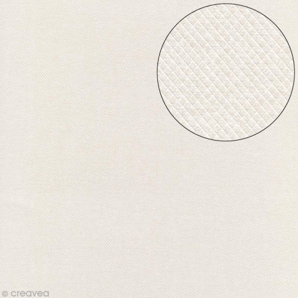 Papier scrapbooking Bazzill 30 x 30 cm - Texture - Celebration tiny diamonds (diamants blancs) - Photo n°1