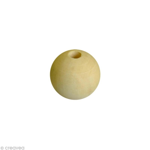 Perle en bois 8 mm x 180 - Photo n°1