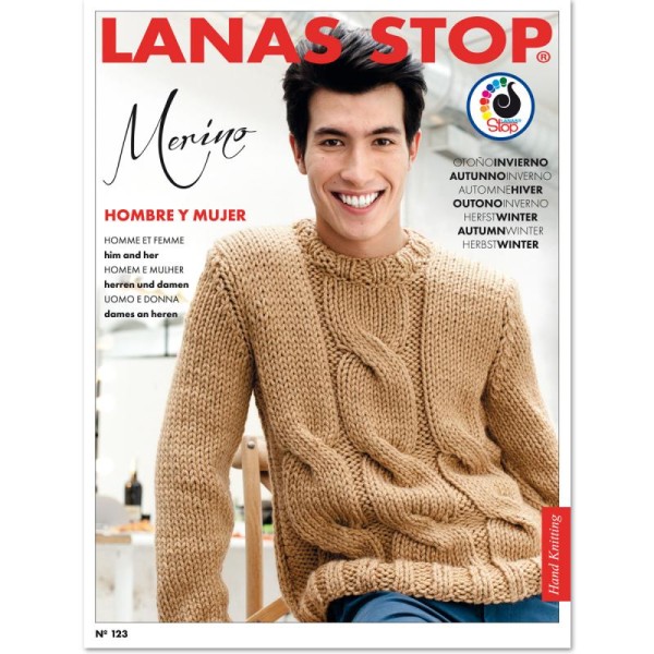 Catalogue Lanas Stop n°123 - Automne / hiver Mérino - Homme et femme - Photo n°1