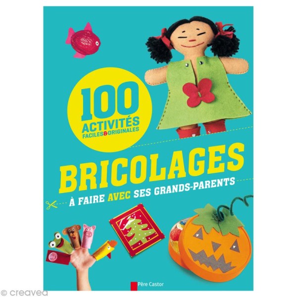 Livre Bricolages à faire avec ses grands-parents : 100 activités - Photo n°1