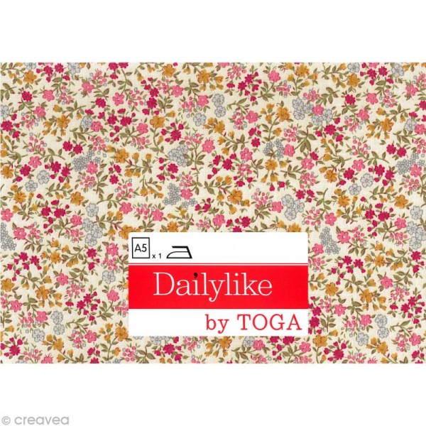 Dailylike Mille fleurs - Tissu thermocollant A5 - Photo n°2