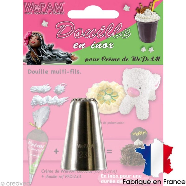 Douille inox Multi-fils pour fausse chantilly WePAM - Photo n°1