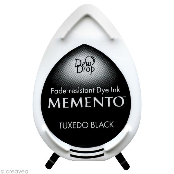 Encreur Memento goutte - Tuxedo black (noir) - Photo n°1