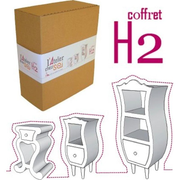 Coffret H2 - Créer ses meubles en carton - Hemma Hadèle - Photo n°4