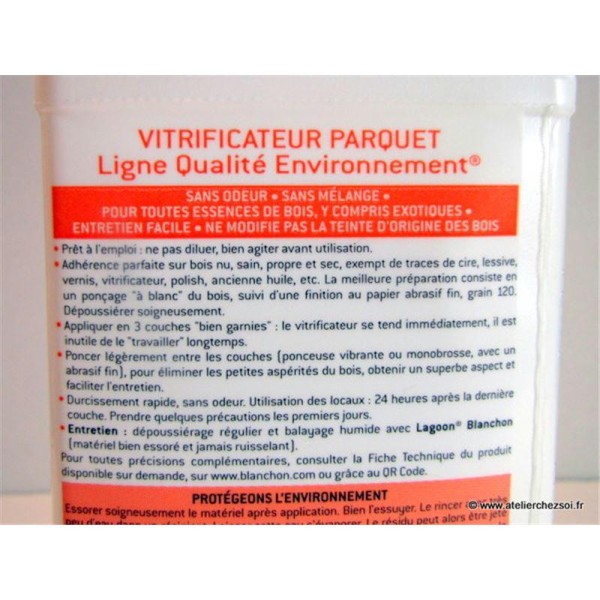 Vitrificateur Bio-sourcé Blanchon incolore mat 1l - Photo n°4