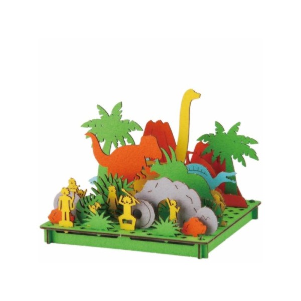 Mini maquette Dinosaures 2D Pusu pusu Hacomo - Photo n°1