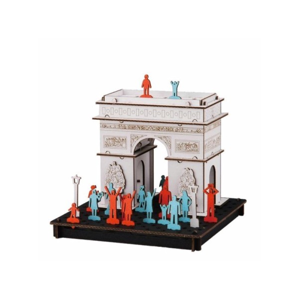 Mini maquette Arc de triomphe Paris 3D Pusu pusu Hacomo - Photo n°1
