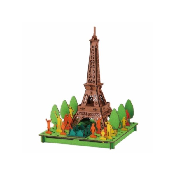 Mini maquette Tour Eiffel Paris 3D Pusu pusu Hacomo - Photo n°1