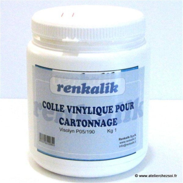 Colle blanche vinylique pour cartonnage Renkalik 1 kg - Photo n°1