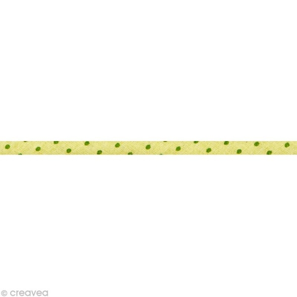 Cordon spaghetti - Frou-frou Jardin d'oliviers Points - 7 mm au mètre (sur mesure) - Photo n°1