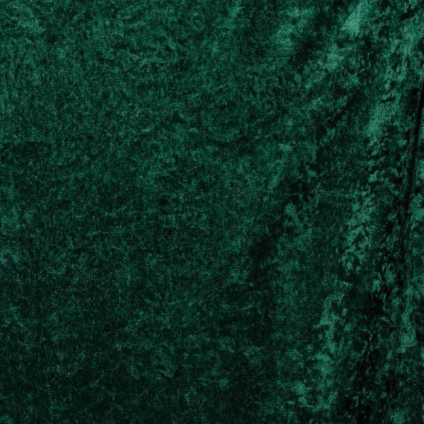 Tissu panne de velours - Vert bouteille - Photo n°3