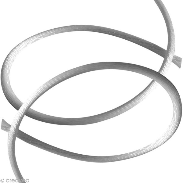 Cordon queue de rat - 3 mm - Blanc - Au mètre (sur mesure) - Photo n°1
