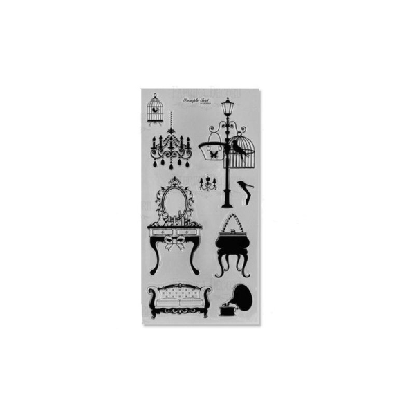 Tampon transparent clear stamp scrapbooking Fabrika Décoru SWEET HOLE 075 - Photo n°1