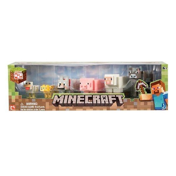 Minecraft - 16590 - Jeu De Construction - Pack De 6 Animaux De Base - Photo n°1