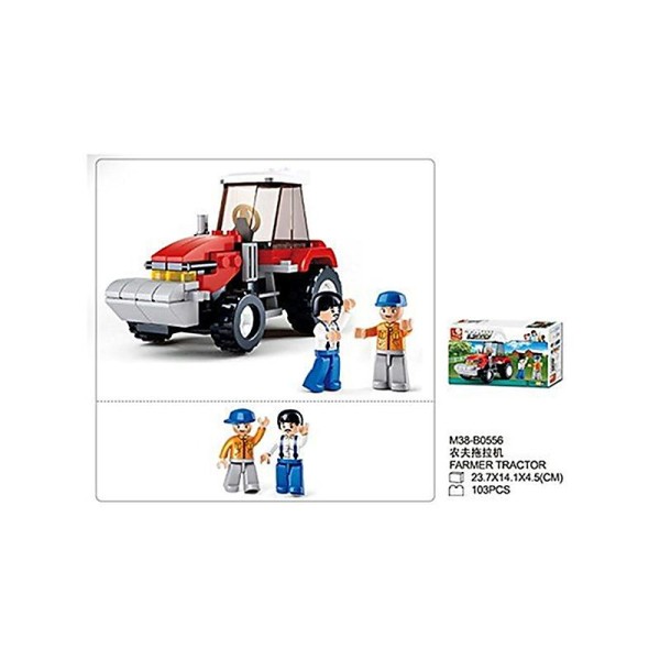 Sluban - M38-B0556 - Kit de Construction - Tracteur - Town - 102 Composants - Photo n°1