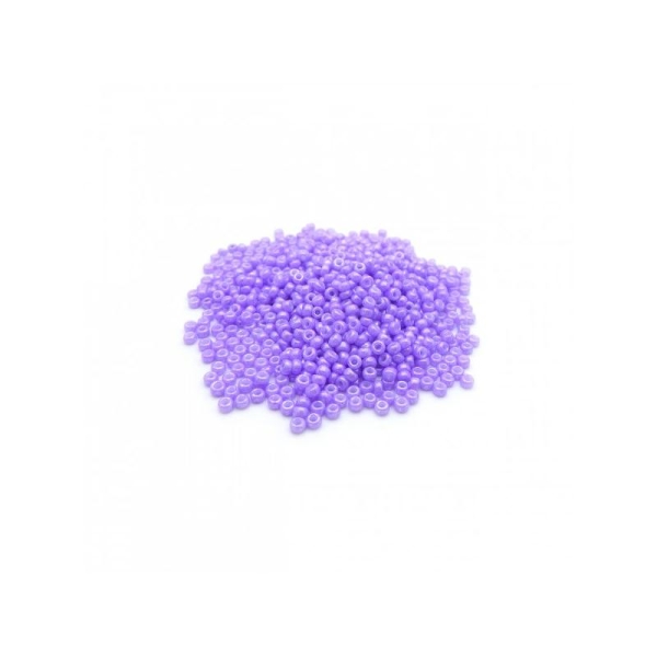 Perles miyuki rocaille 11/0 lilas violet opaque lustre ref 1377L par 10g - Photo n°1
