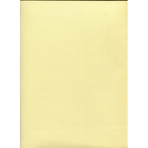 Chevreau ivoire, papier simili cuir - Photo n°1