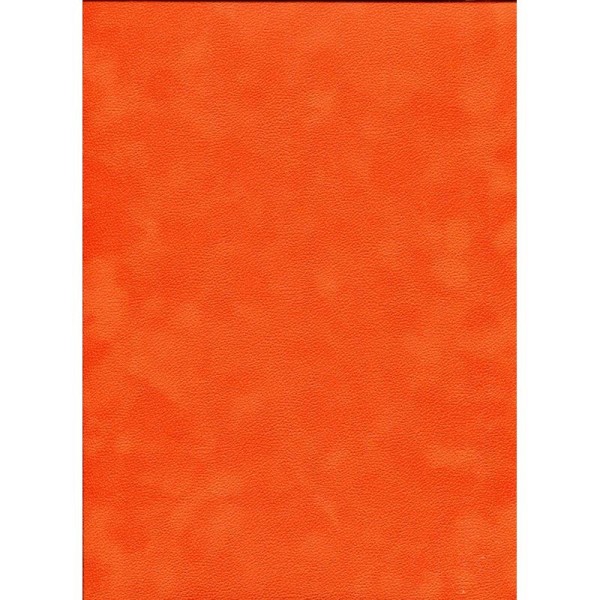 Soft orange, papier simili velours - Photo n°1