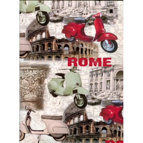 Rome, papier fantaisie italien - Photo n°1