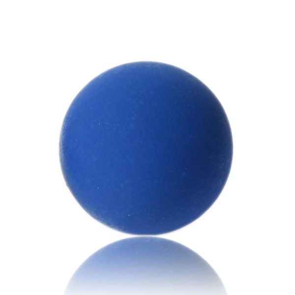 1 Perle Bola Sonore 18Mm Sans Trous Bleu Mat-Sc76245- Création Bijoux- - Photo n°1