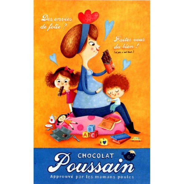 Chocolat Poussain, carte postale Amandine Piu - Photo n°1