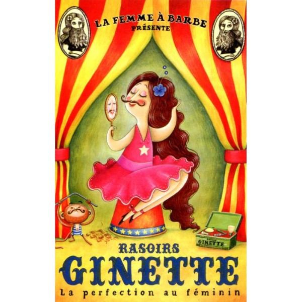 Rasoir ginette, carte postale Amandine Piu - Photo n°1