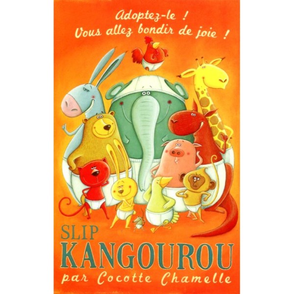 Slip kangourou, carte postale Amandine Piu - Photo n°1