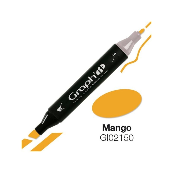 Graph'it marqueur à alcool 2150 - mango - Photo n°1