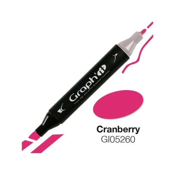 Graph'it marqueur à alcool 5260 - cranberry - Photo n°1