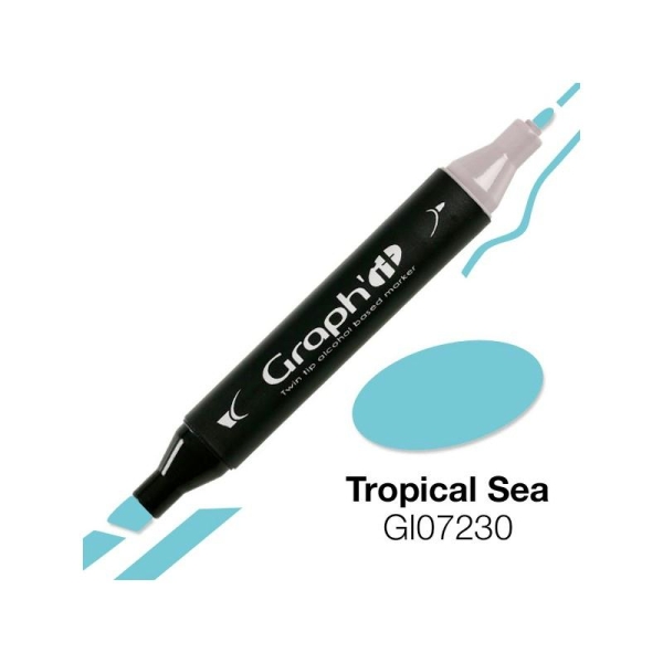 Graph'it marqueur à alcool 7230 - tropical sea - Photo n°1