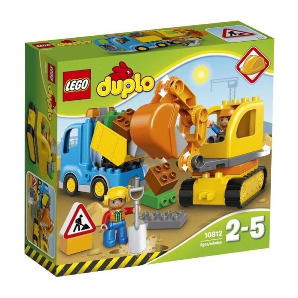 LEGO DUPLO Ville 10812 Le Camion et la Pelleteuse - Photo n°1