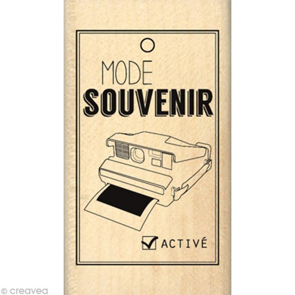 Tampon Instalove - Mode souvenir - 7 x 4 cm - Photo n°1