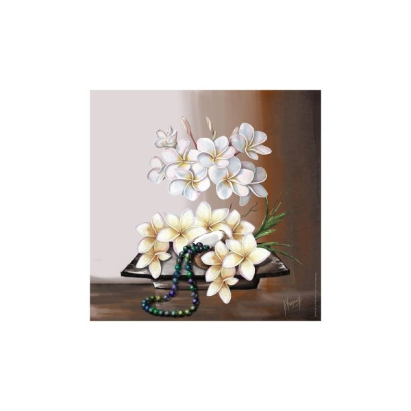 Image 3D - gk3030059 - 30x30 - fleurs de coco - Photo n°1