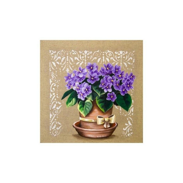 Image 3D - gk3030031 - 30x30 - bouquet de violettes - Photo n°1