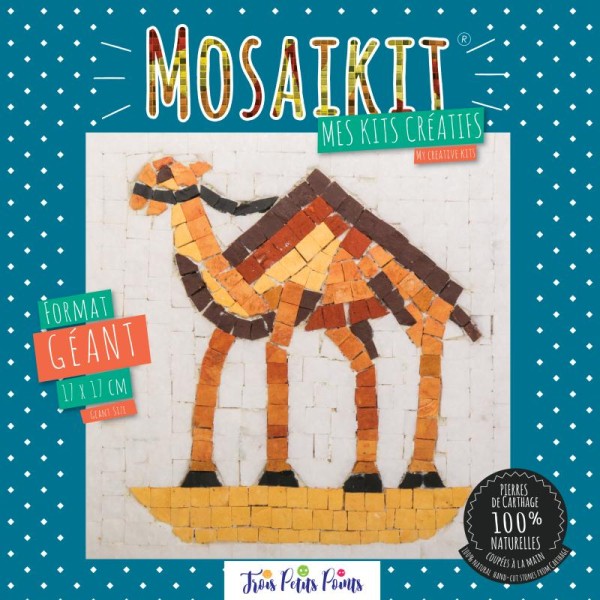 Kit mosaïque géant - Camel - 17 x 17 cm - Photo n°1
