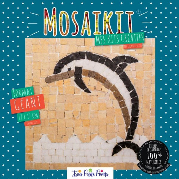 Mosaique Autocollante Dauphin - Kits Creatifs/Kits Mosaique et