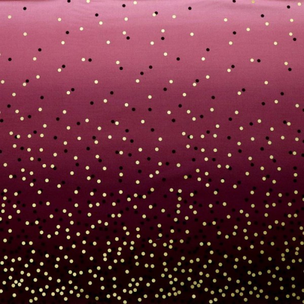 Tissu dégradé Confetti Mûre - Ombre Confetti Metallic par V&Co Dimensions:par 10 cm - Photo n°1