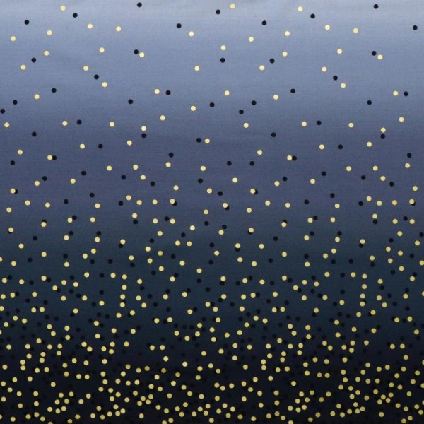 Tissu dégradé Confetti Nuit - Ombre Confetti Metallic par V&Co Dimensions:par 10 cm - Photo n°1