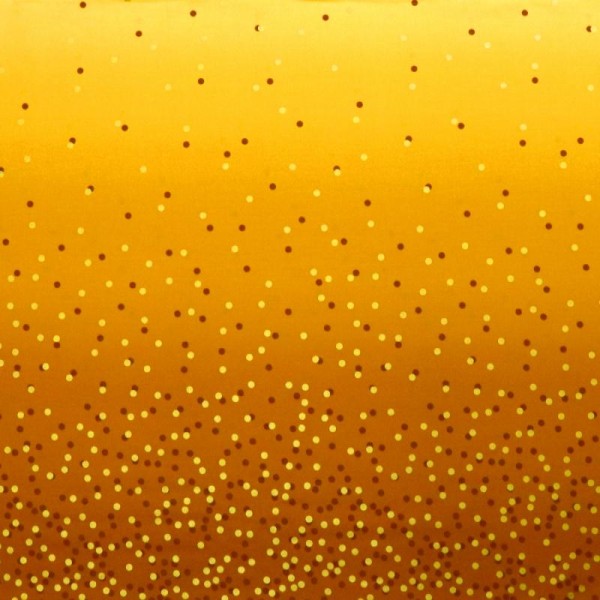 Tissu dégradé Confetti Ocre - Ombre Confetti Metallic par V&Co Dimensions:par 10 cm - Photo n°1