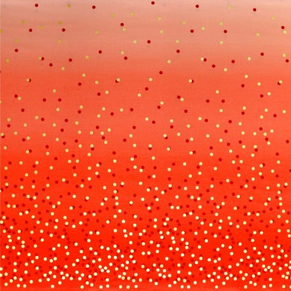Tissu dégradé Confetti Tomette - Ombre Confetti Metallic par V&Co Dimensions:par 10 cm - Photo n°1