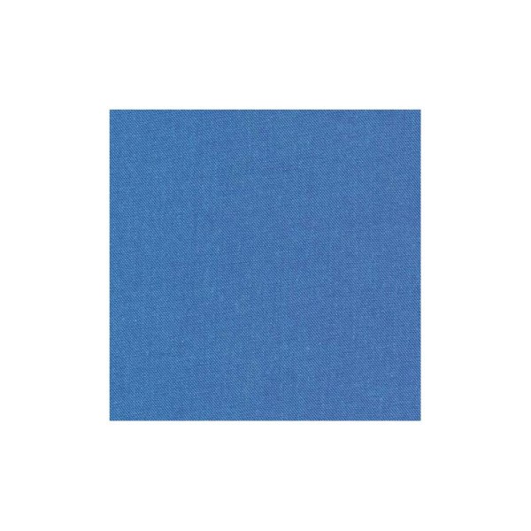 Tissu uni tissé Sevilla Bleuet par 10 cm - Photo n°1