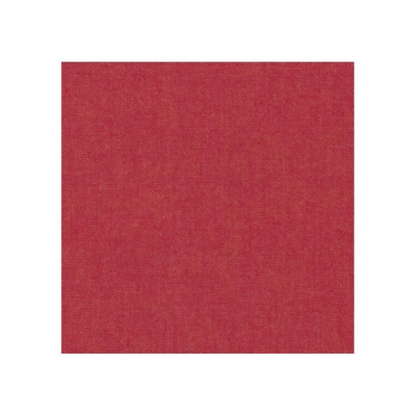 Tissu uni tissé Sevilla Rouge Coccinelle par 10 cm - Photo n°1