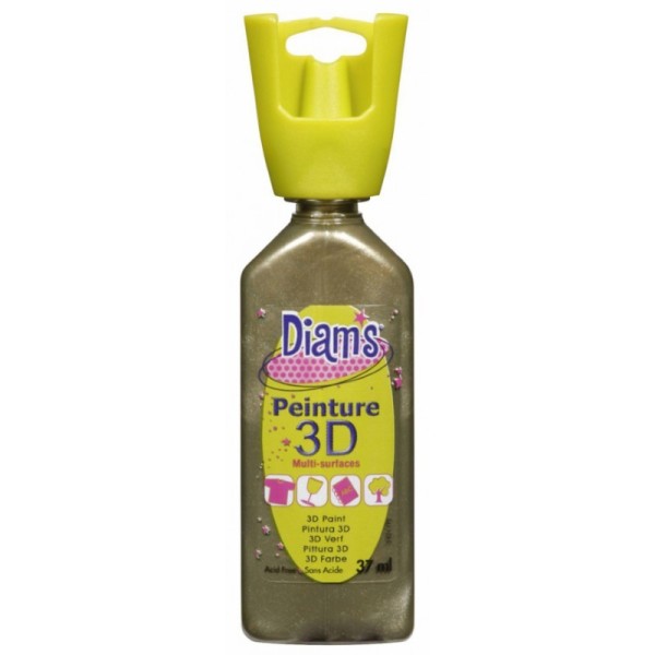 Diam's 3D nacrée bronze - Photo n°1