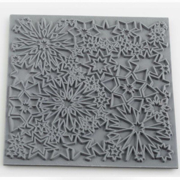 Plaque de texture pour pâte polymère Cernit (Plaque de texture Constellation) - Photo n°1