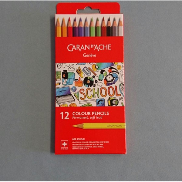12 Crayons de couleurs permanents - Photo n°1