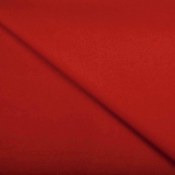 Tissu ameublement uni - Largeur 280cm - Rouge - Photo n°1