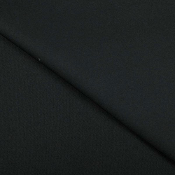 Tissu ameublement uni - Largeur 280cm - Noir - Photo n°1